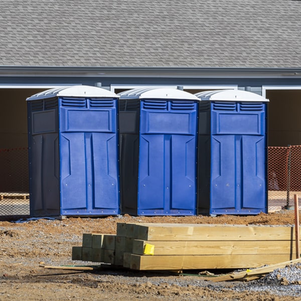 is there a specific order in which to place multiple porta potties in Luttrell Tennessee